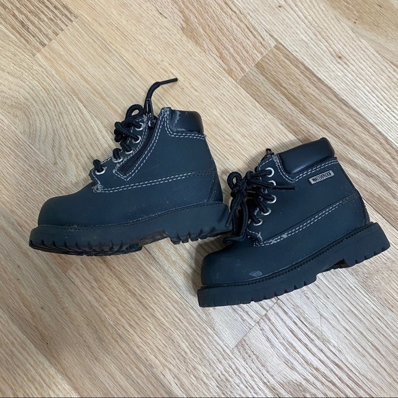 Smartfit Black Waterproof Boots Sz 5 Kids Boys - Picture 5 of 8